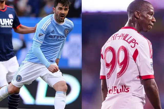 NYCFC's David Villa and RBNY's Bradley Wright-Phillips lead their respective attacks.